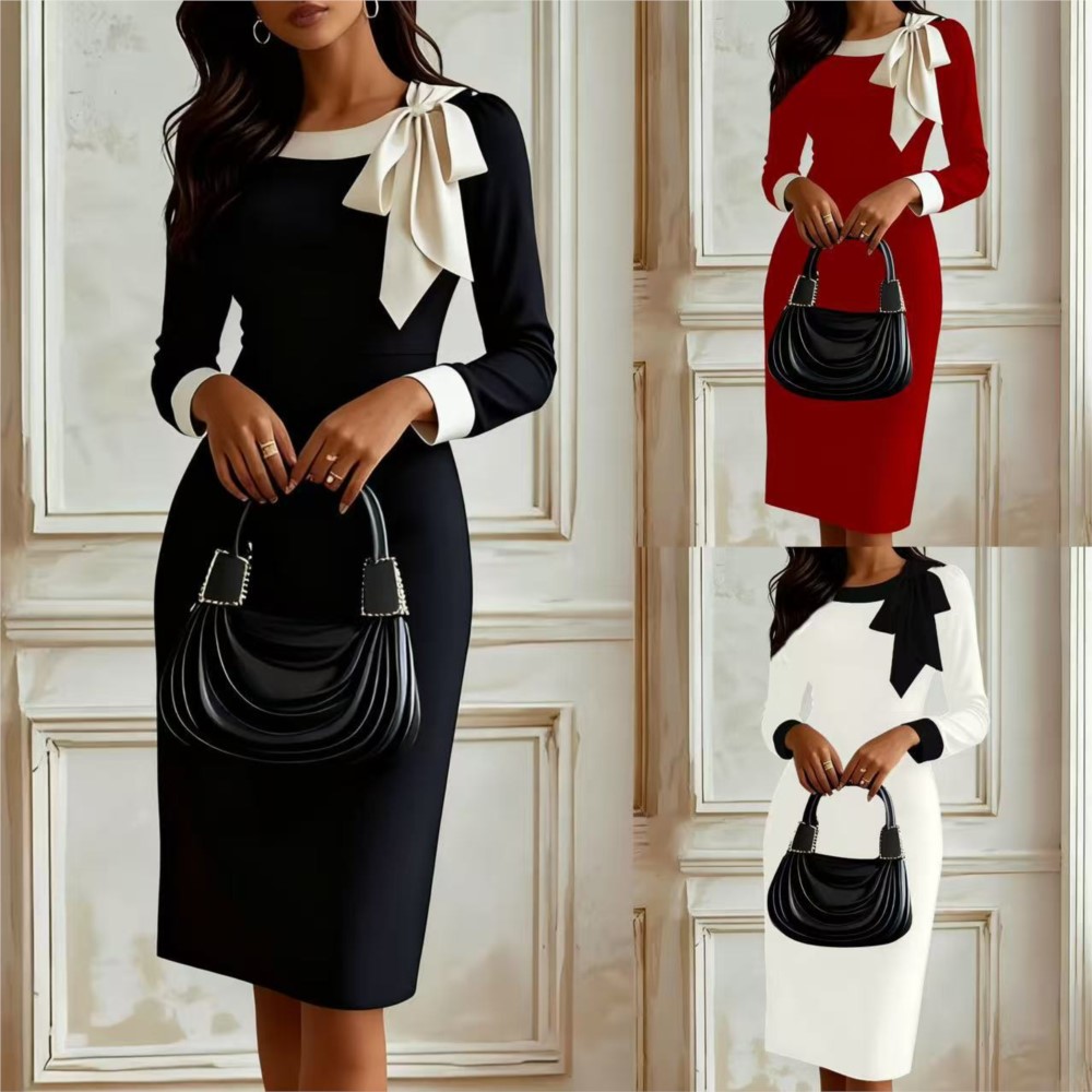 Temperament Women's Dress Slim - огляд і ціна Winter Clothing Drawing