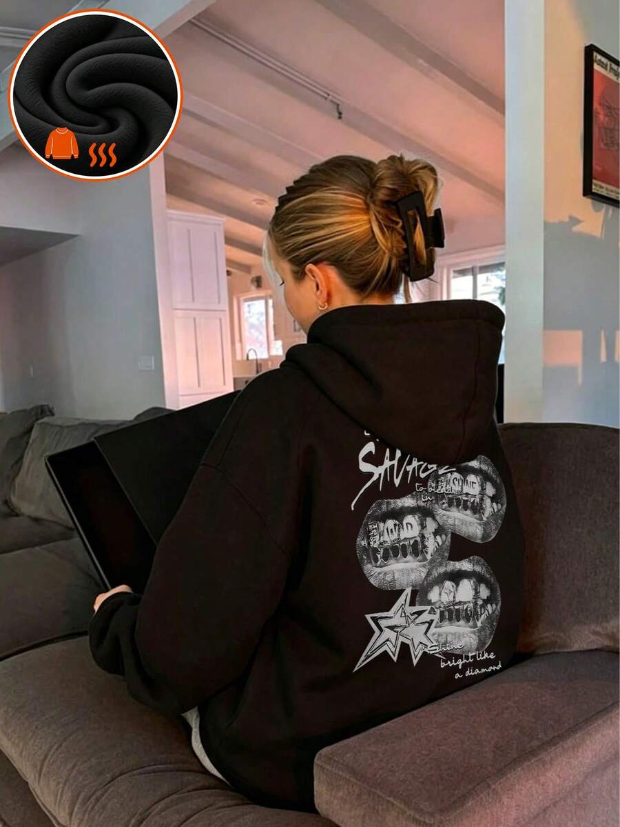 1pc Tween Girl Thermal Lined T - огляд і ціна Winter Clothing Drawing