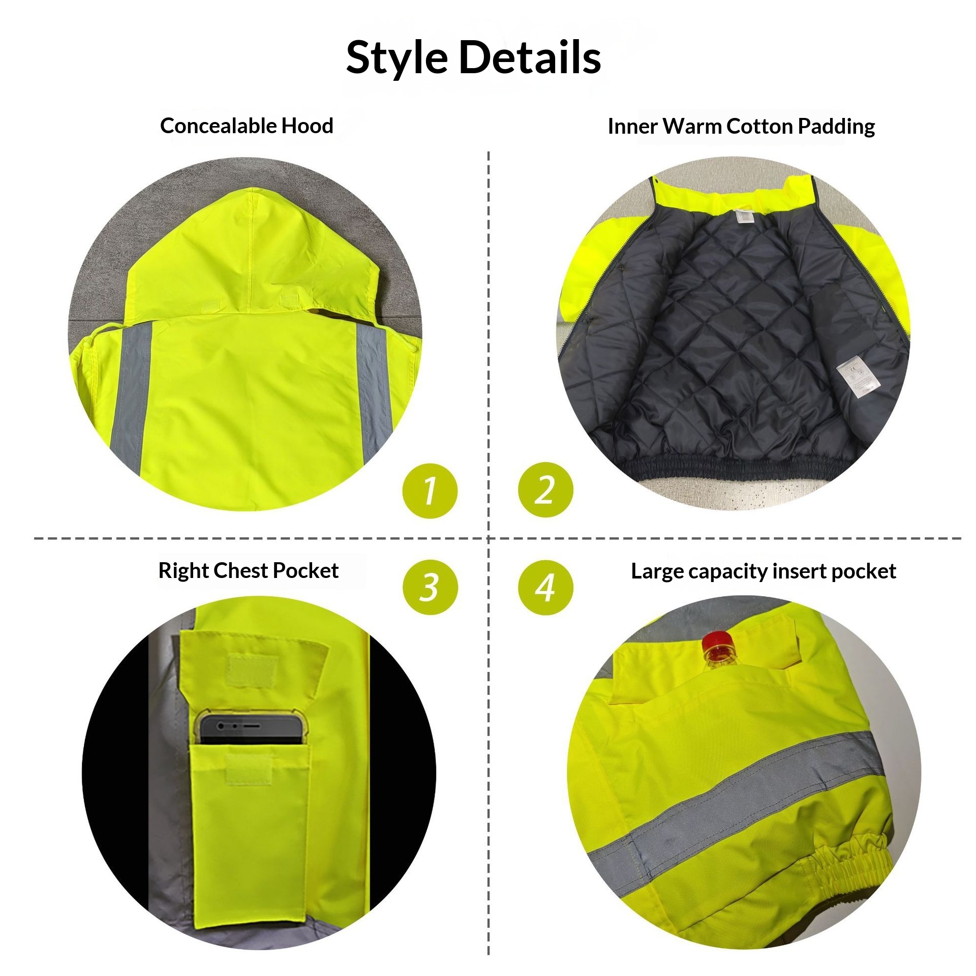 Winter High Visibility Warm Ja - огляд і ціна Winter Clothing Pk